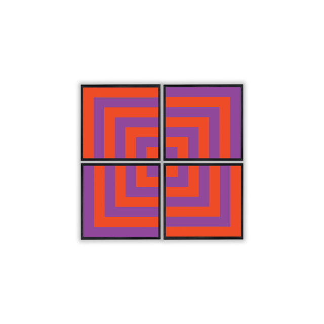 The Jonathan Adler Collection "Op Art Squares" Framed Splits
