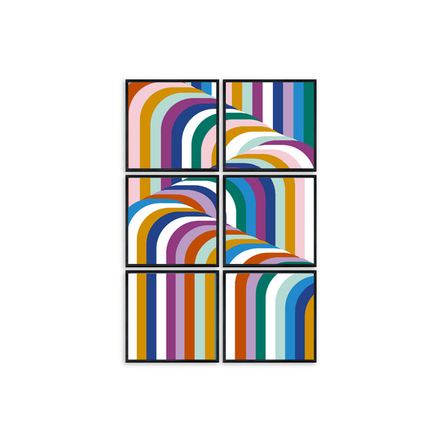 The Jonathan Adler Collection "Vertigo" Framed Splits Small