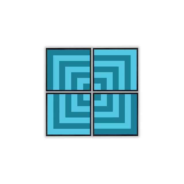 The Jonathan Adler Collection "Op Art Squares" Framed Splits