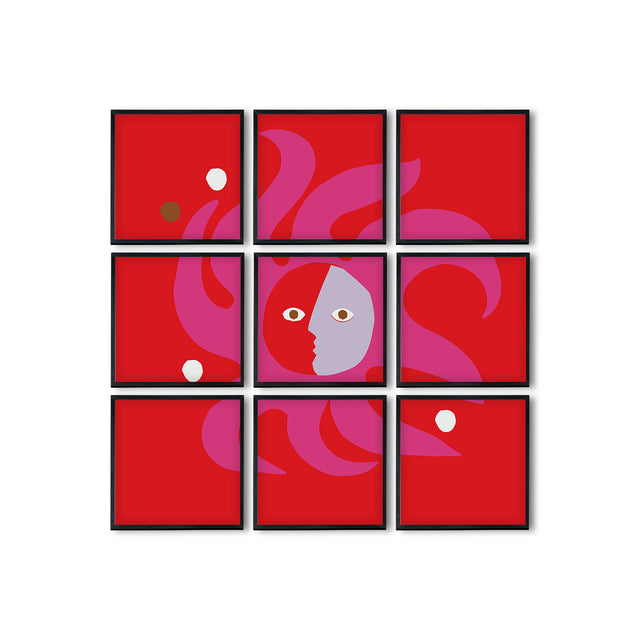 The Jonathan Adler Collection "Playa Sun" Framed Splits